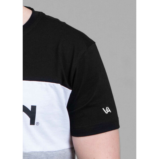 Aight* x Varion T-Shirt - 3 Tone black white grey XXL